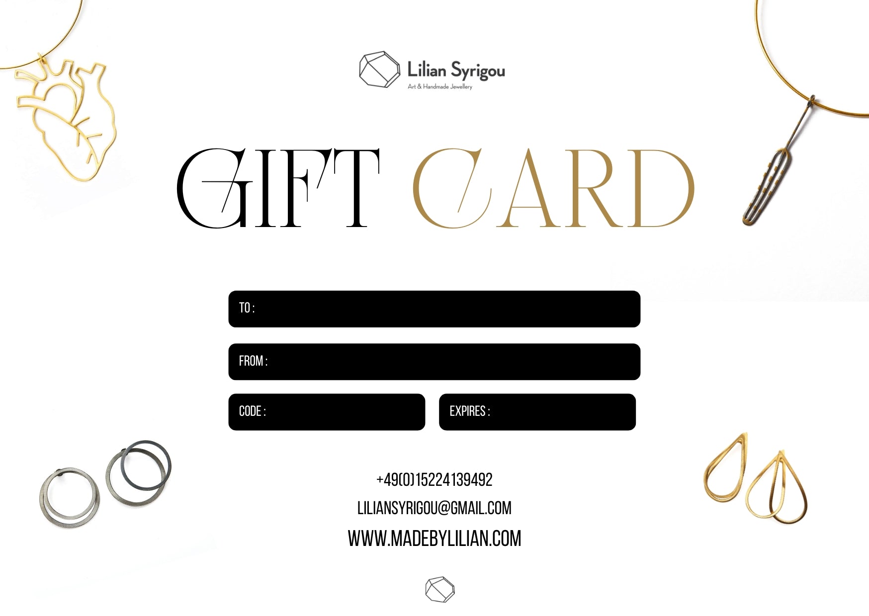 MADEBYLILIAN GIFT CARD