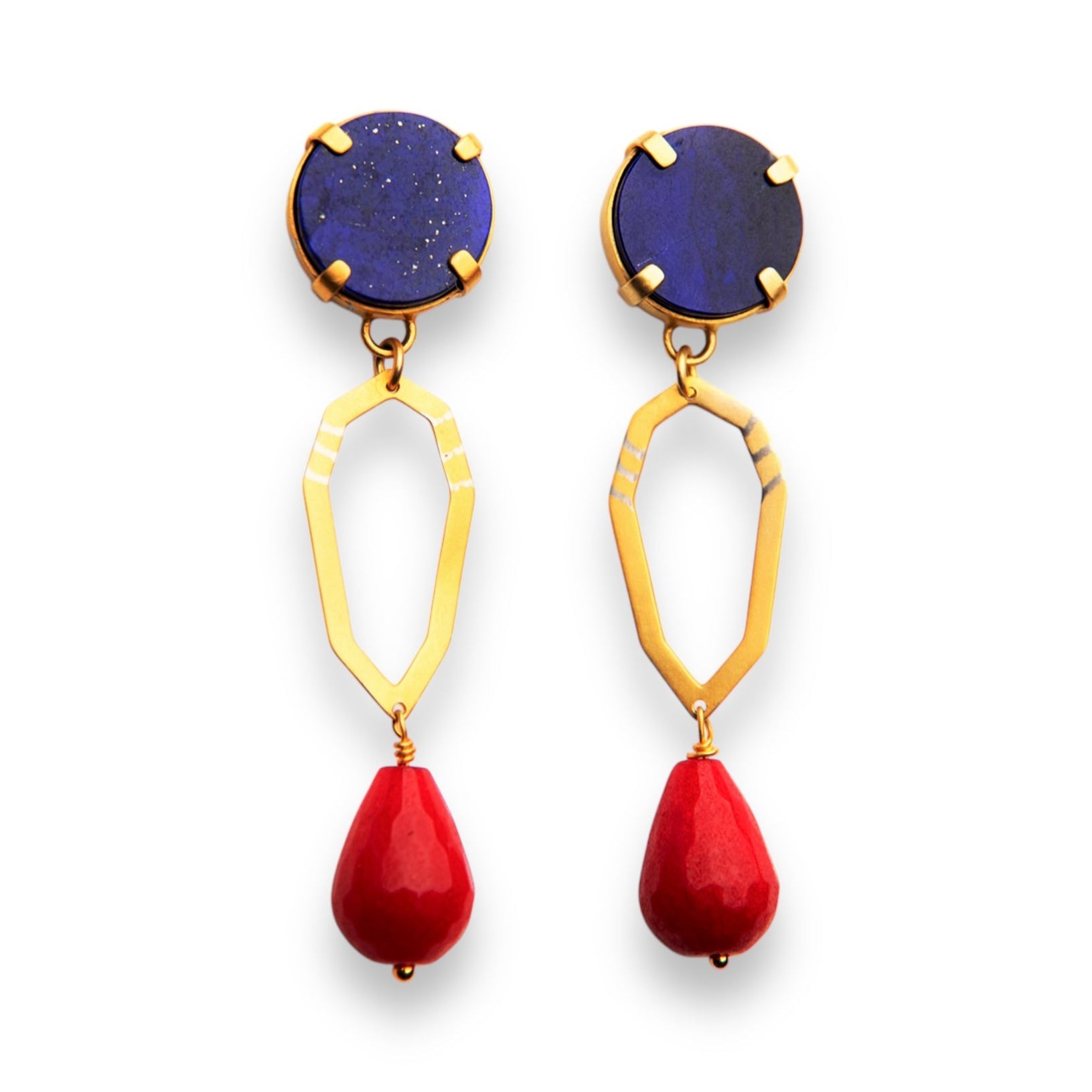 Scarlet Storm Earrings