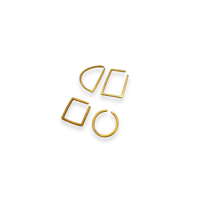 Rectangle Ear Cuff – No Piercing required